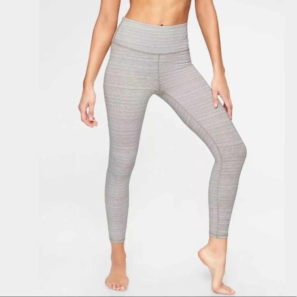 Athleta Jacquard Chaturanga Tights High Rise